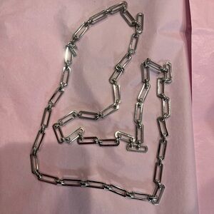 Monet Silver Chain Necklace